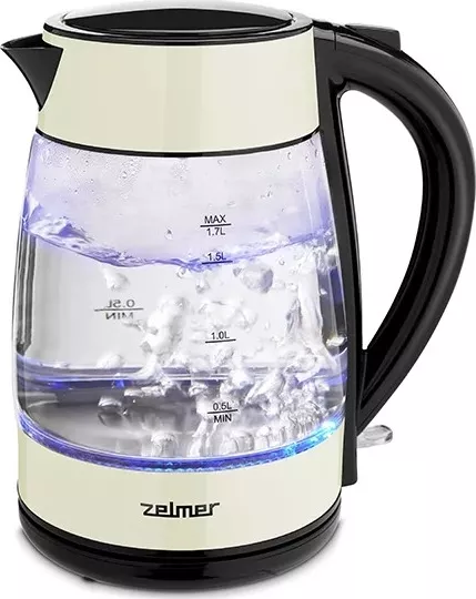 Фото №3 Чайник электрический ZELMER ZCK8011I GLASS/IVORY