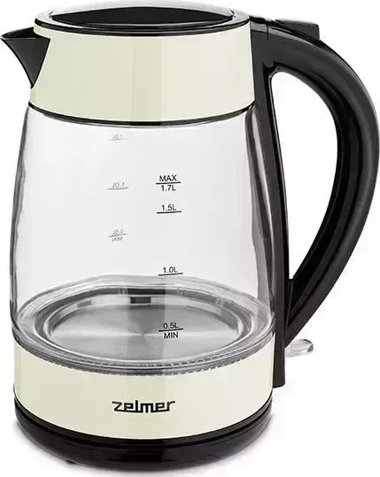 Фото №2 Чайник электрический ZELMER ZCK8011I GLASS/IVORY