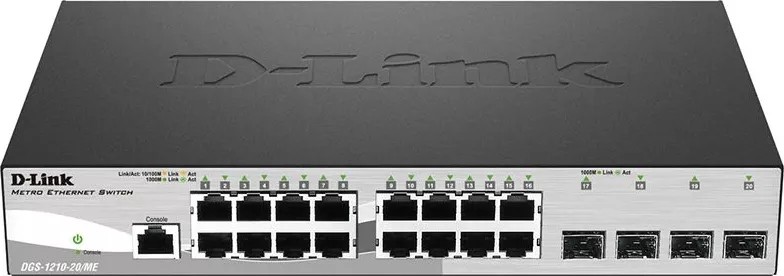 Фото №4 Коммутатор D-LINK DGS-1210-20/ME/A1A