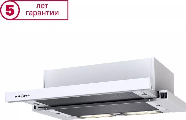 Фото №1 Вытяжка KRONA Kamilla 600 white (1 мотор)