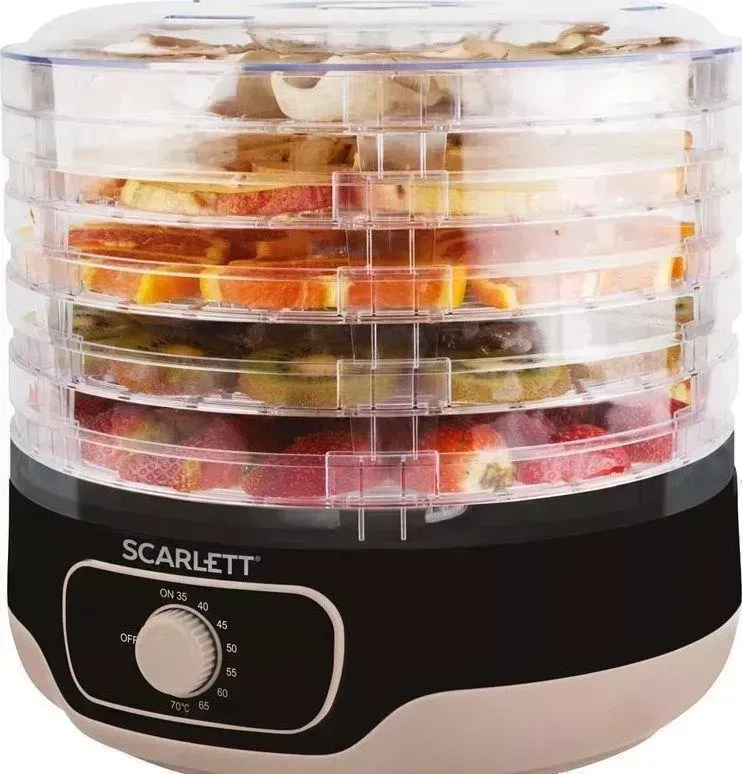 Сушилка для овощей и фруктов SCARLETT продуктов SC-FD421020 черный