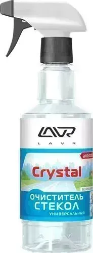 Очиститель LAVR Glass Cleaner Crystal 500мл с GLASS CLEANER CRYSTAL