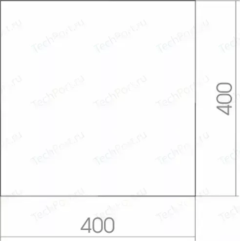 Зеркало Mixline Комфорт 40х40 квадрат (4620001981212)