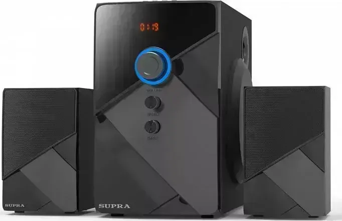 Фото №2 Минисистема SUPRA SMB-290 черный 60Вт/ FM/USB/BT/SD