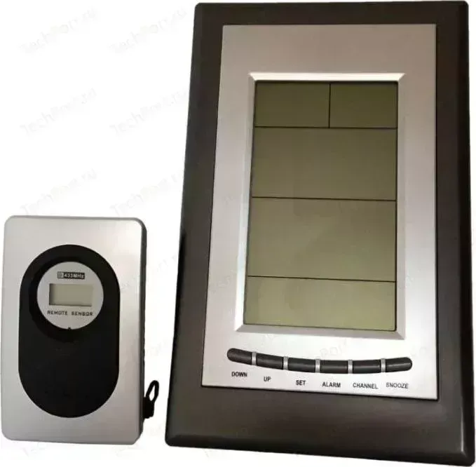 Метеостанция BURO H209G серебристый/черный