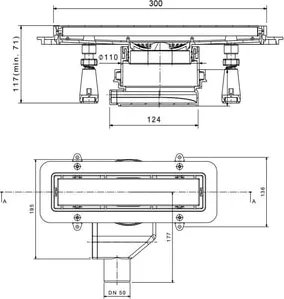 Фото №6 Душевой лоток PESTAN Confluo Premium White Glass Line 300 мм (13000280)