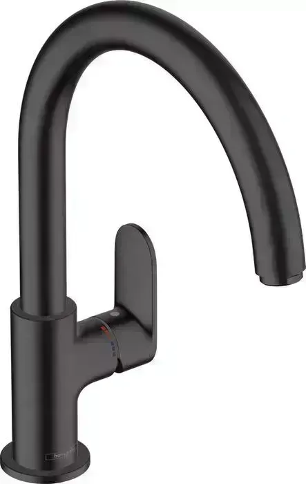 Фото №1 Смеситель для кухни Hansgrohe Vernis Shape черный матовый (71870670)