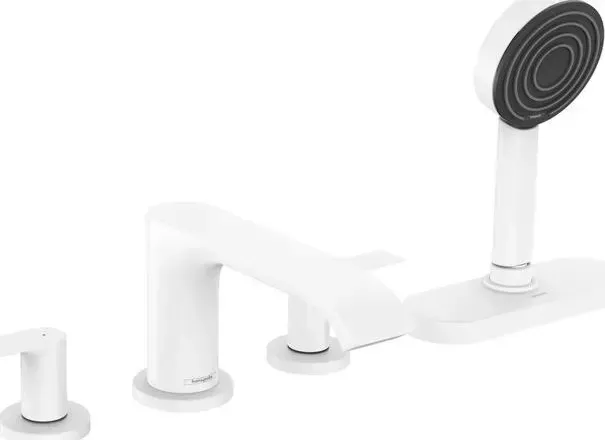 Фото №1 Смеситель для ванны Hansgrohe Vivenis sBox белый матовый (75444700)
