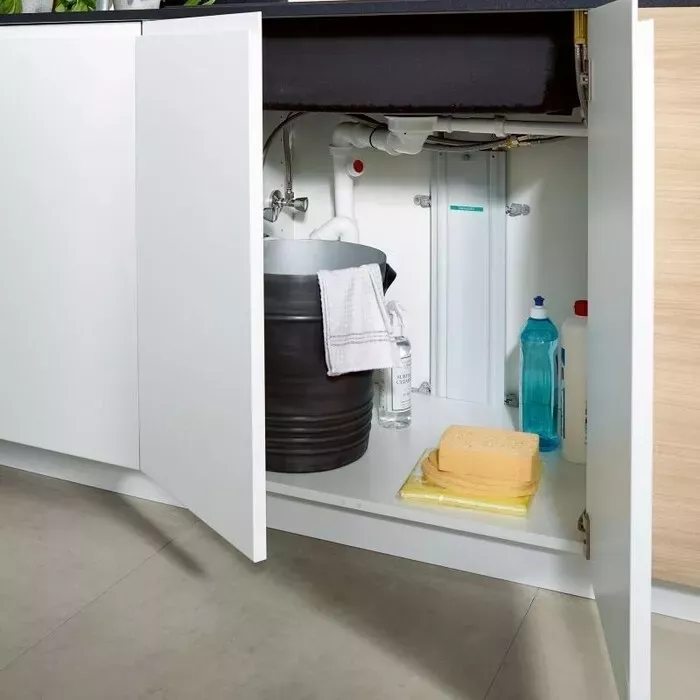 Фото №3 Смеситель для ванны Hansgrohe Vivenis sBox белый матовый (75444700)