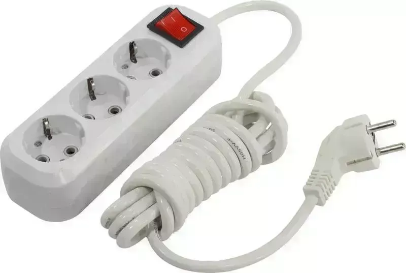 Фото №2 Удлинитель 3М Smartbuy SBE-16-3-03-ZS 3роз. (16А/3.5кВт, ПВС 3х1.0)