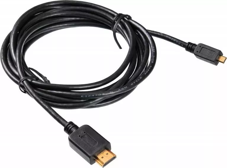Фото №2 Кабель BURO HDMI 1.4 HDMI (m)-Micro HDMI (m) 3м черный