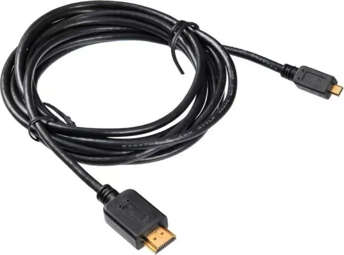 Фото №3 Кабель BURO HDMI 1.4 HDMI (m)-Micro HDMI (m) 3м черный