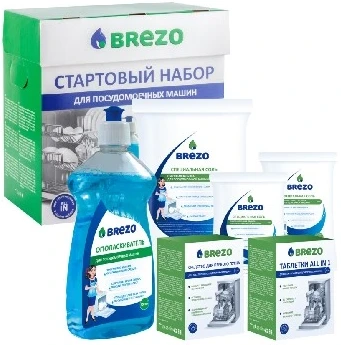 Фото №2 Средство для ухода за техникой Brezo 87840 Стартовый набор для посудомоечной машины