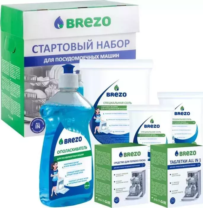 Фото №1 Средство для ухода за техникой Brezo 87840 Стартовый набор для посудомоечной машины