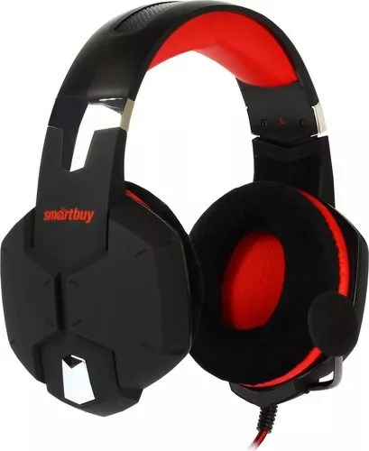 Фото №2 Наушники Rush Smartbuy RUSH VIPER (SBHG-2200) черный/красный
